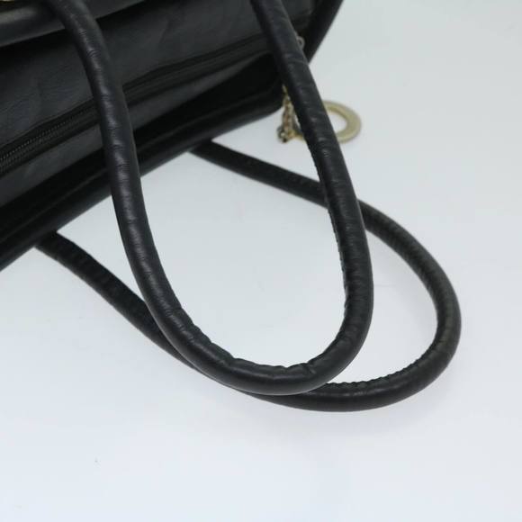CELINE Hand Bag Nylon Black Auth bs12635 - Picture 7 of 16